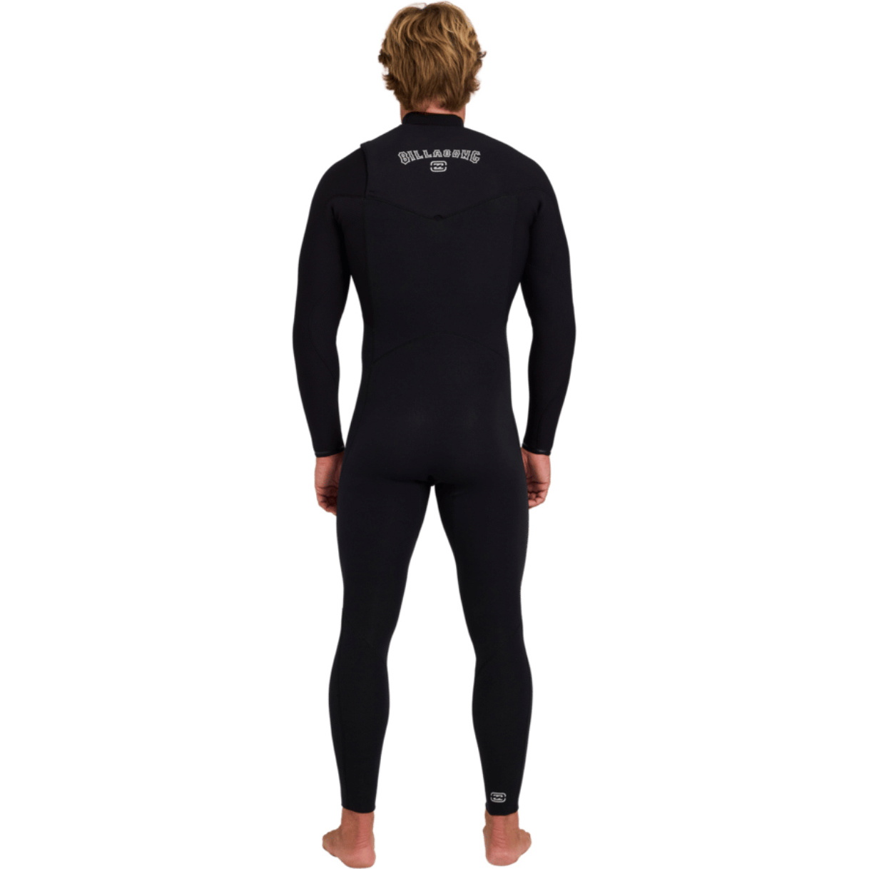 2026 Billabong Mens Furnace Revo 4/3mm Chest Zip Wetsuit ABYW100277 - Black
